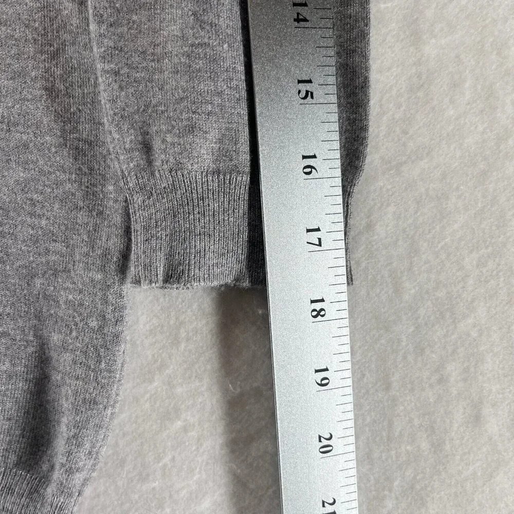 Marks & Spencer Sweater Womens Sz UK12 S Viscose Blend 3/4 Sleeve Pullover Gray - Picture 10 of 12